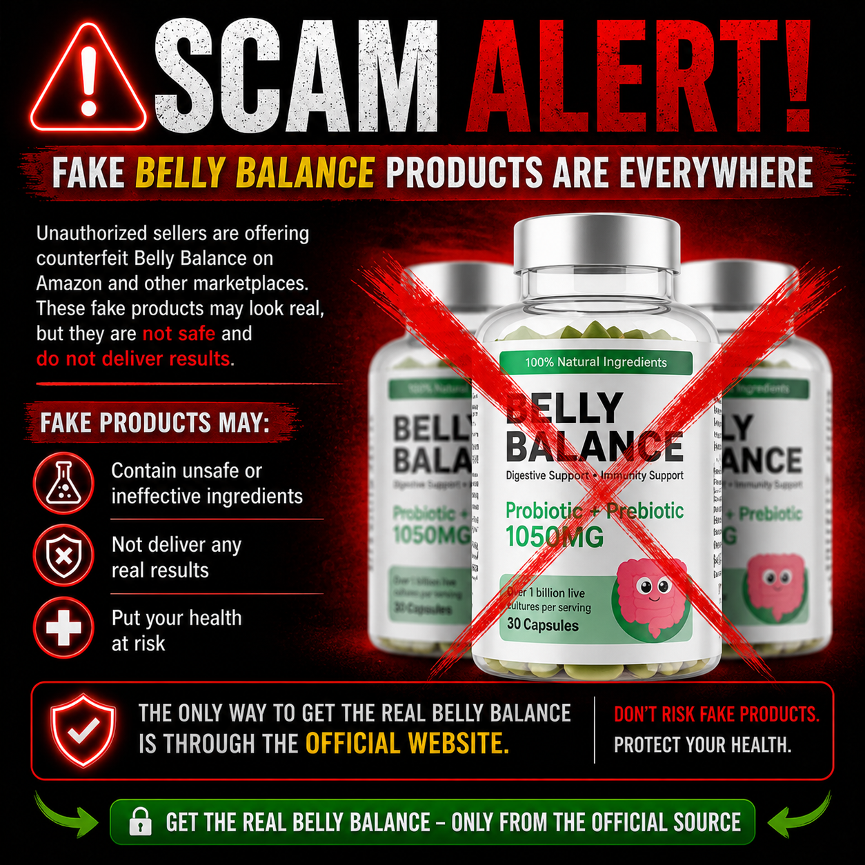 Belly Balance Scam Warning — Buy Only From Official Website